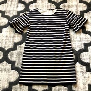 Black & White Striped Dress